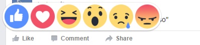 Facebook Reaction Emoticon