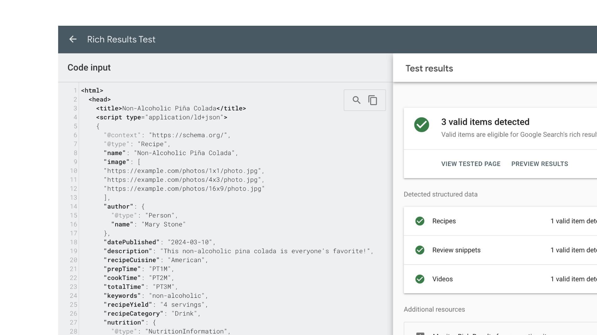 Esempio di markup schema per AI Search in contesto B2B con dati strutturati e crescita traffico